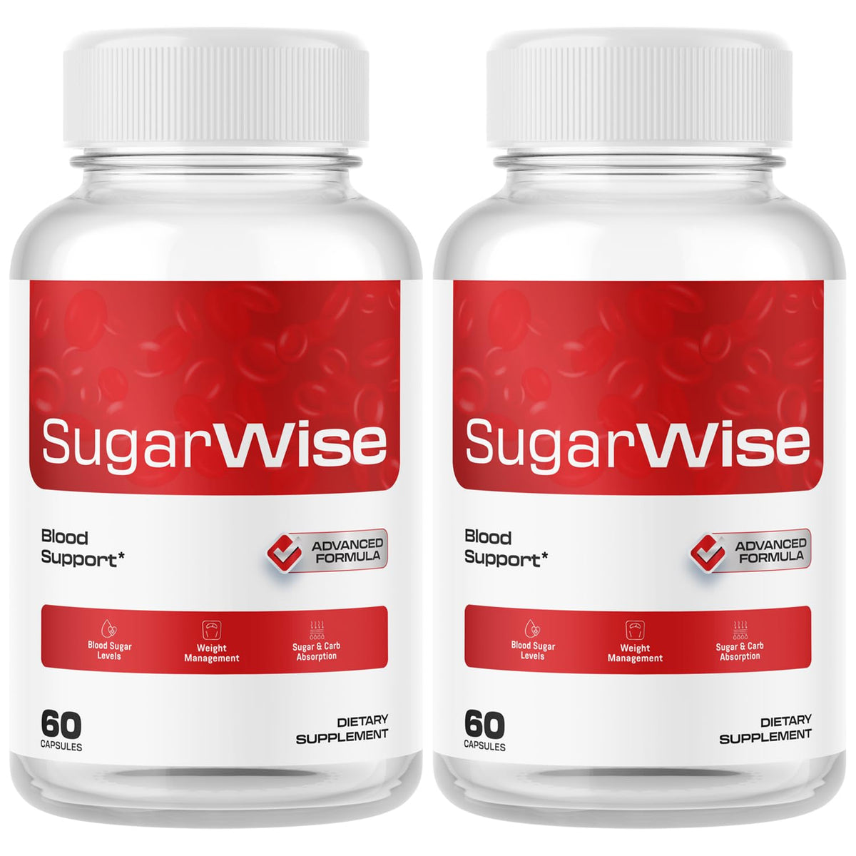 SugarWise bottle front view showing an all-natural multivitamin for daily wellness.