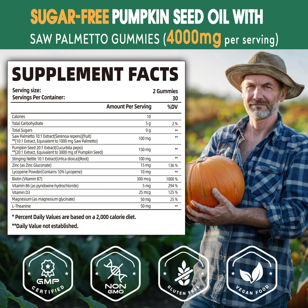 SUGAWITA pumpkin-seed-oil gummies lemon closeup for easy daily use.