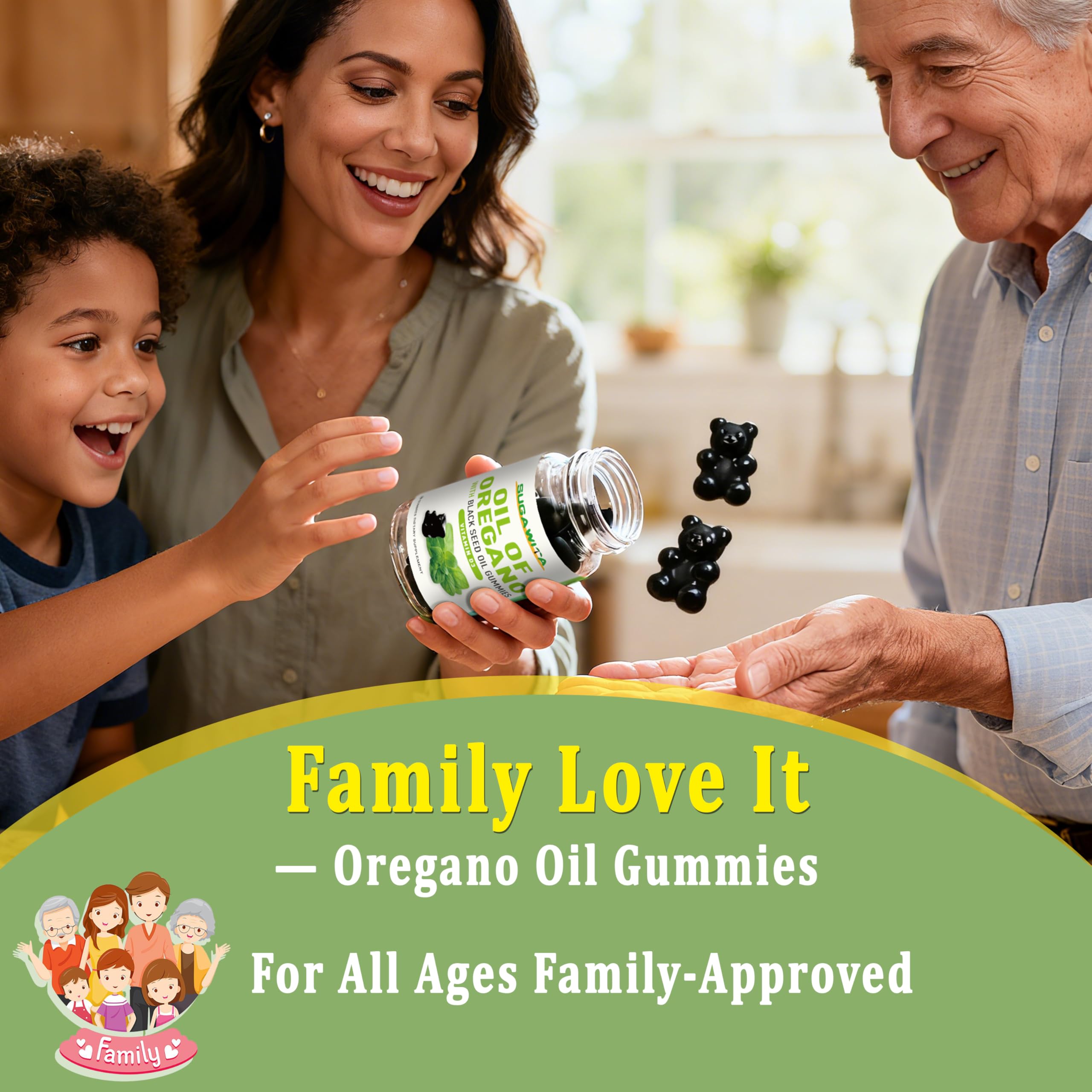 Compact bottle for travel-friendly daily wellness with SUGAWITA gummies.