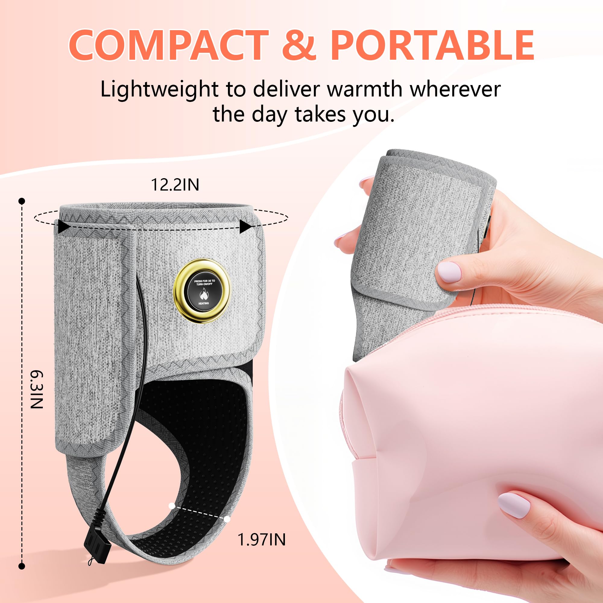 SUHZF power options let you use the wrap with a power adapter or bank.