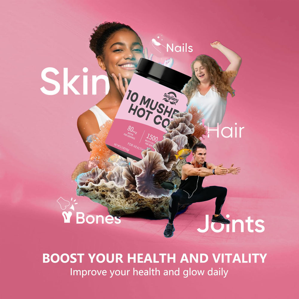 Suiyilary collagen bottle label highlighting 1500mg per serving.