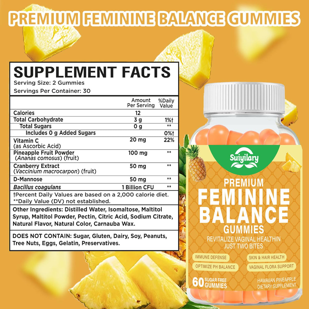 Suiyilary gummies cranberry extract visuals highlight urinary wellness with probiotic support