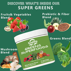 Suiyilary mushroom blend pouch highlights reishi and lion’s mane for immune-friendly energy.