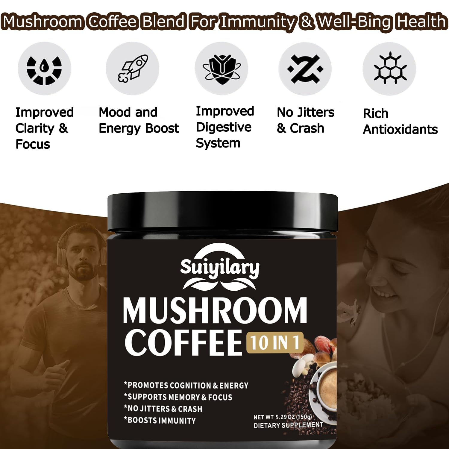 Suiyilary brew with steam showcases smooth flavor and balanced energy