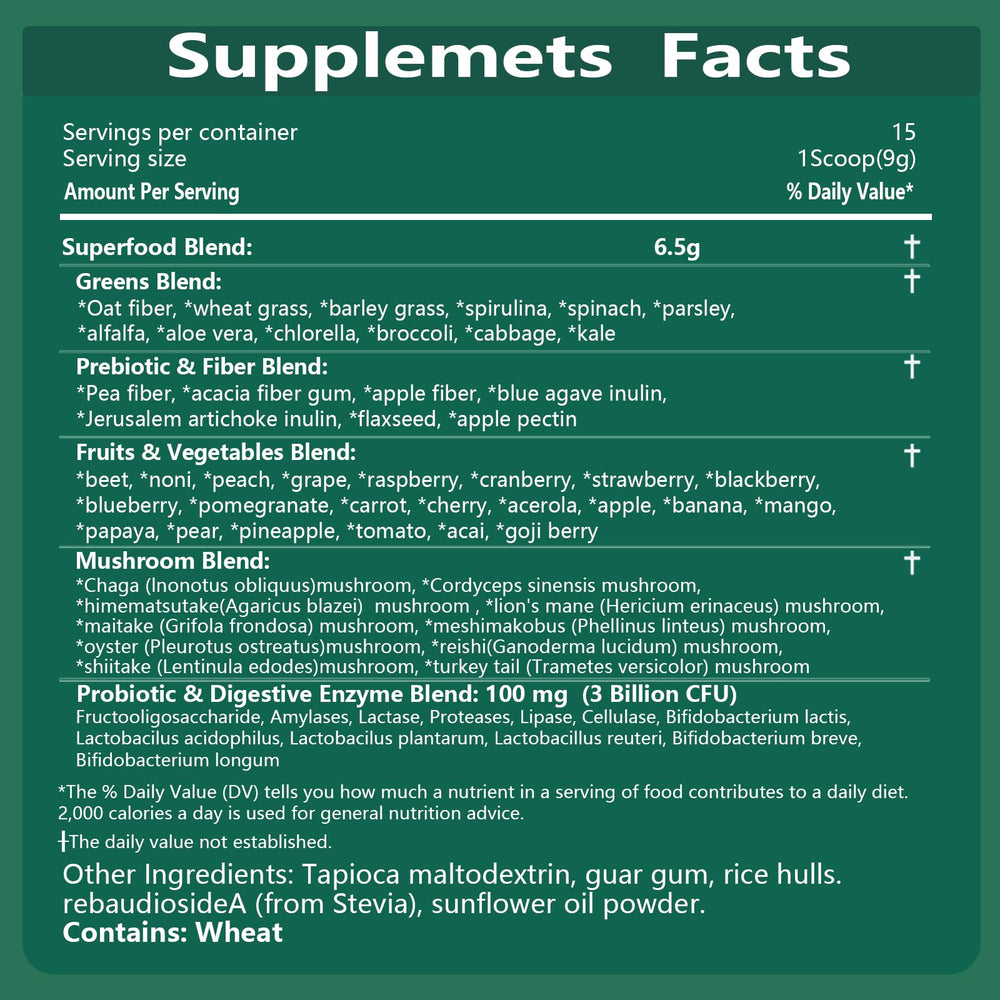 Suiyilary spirulina-chlorella powder close-up promotes gentle bloating support.