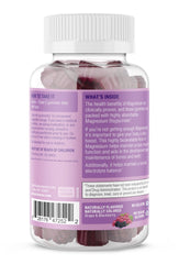 SUKU gummies closeup texture highlights chewy, tasty magnesium supplement