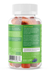 Front view of the 60-count SUKU bottle packaging for daily teen nutrition.