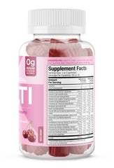 SUKU Teen Girl Multivitamin Gummies cherry flavor close-up; tasty daily nutrition support for teens.