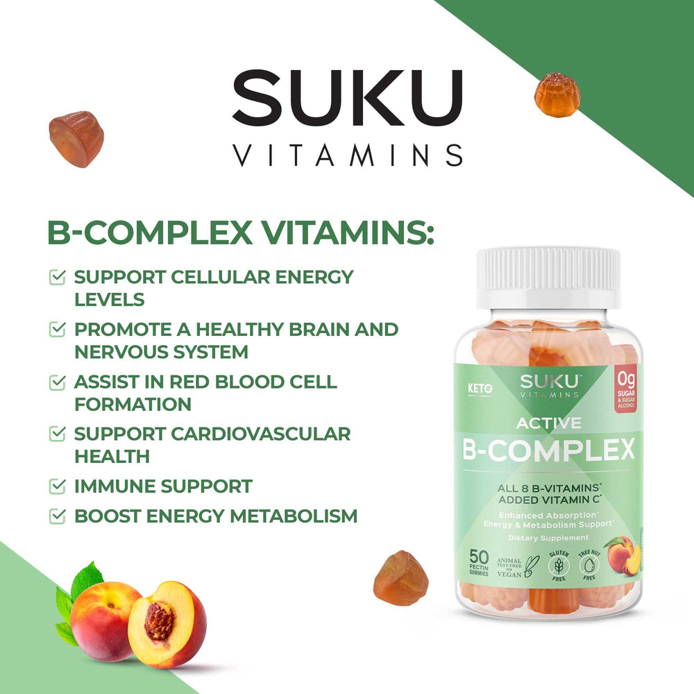 Serving spoon with SUKU gummies conveys simple daily dosing.
