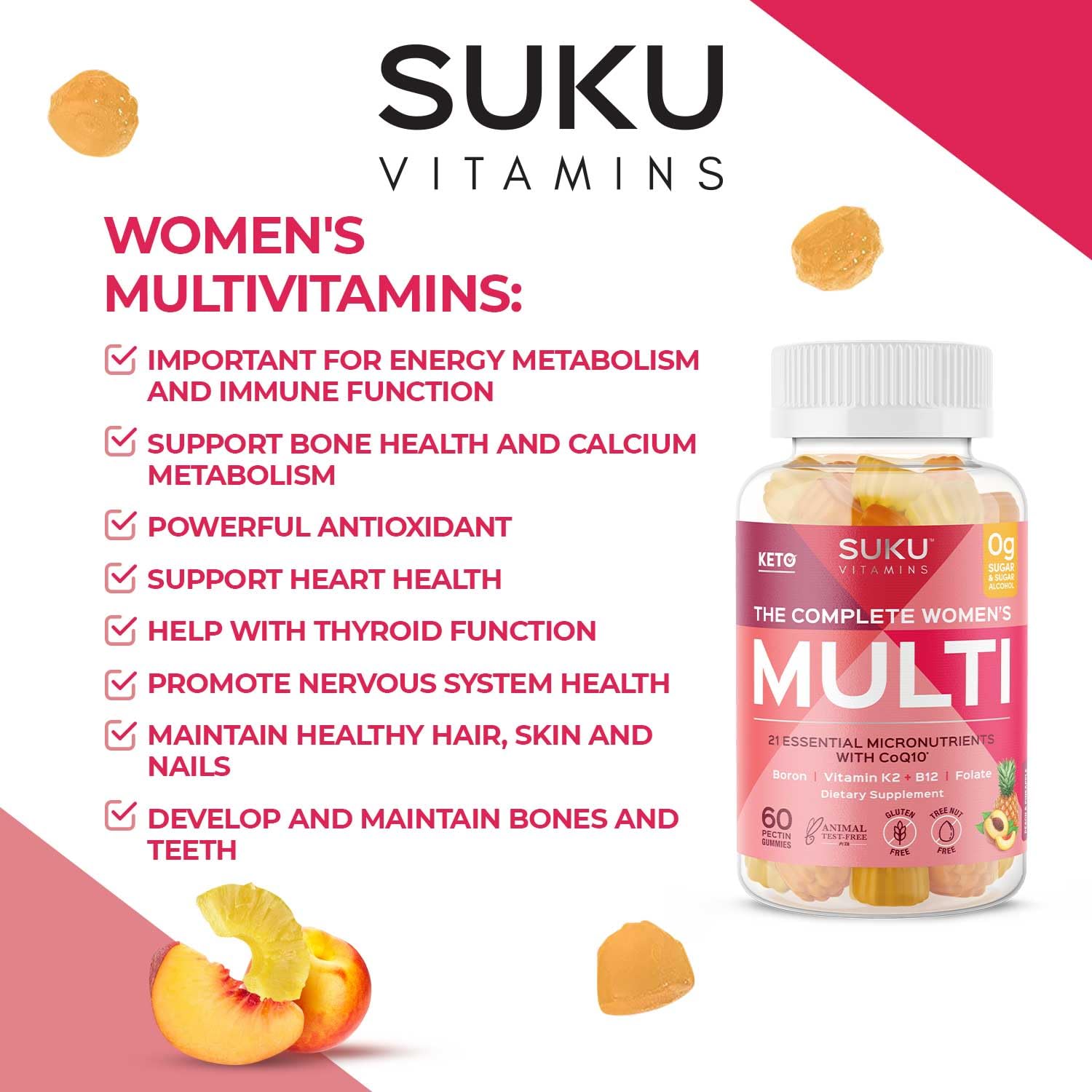 SUKU Complete Women’s Multi 60-count box ready for daily routine