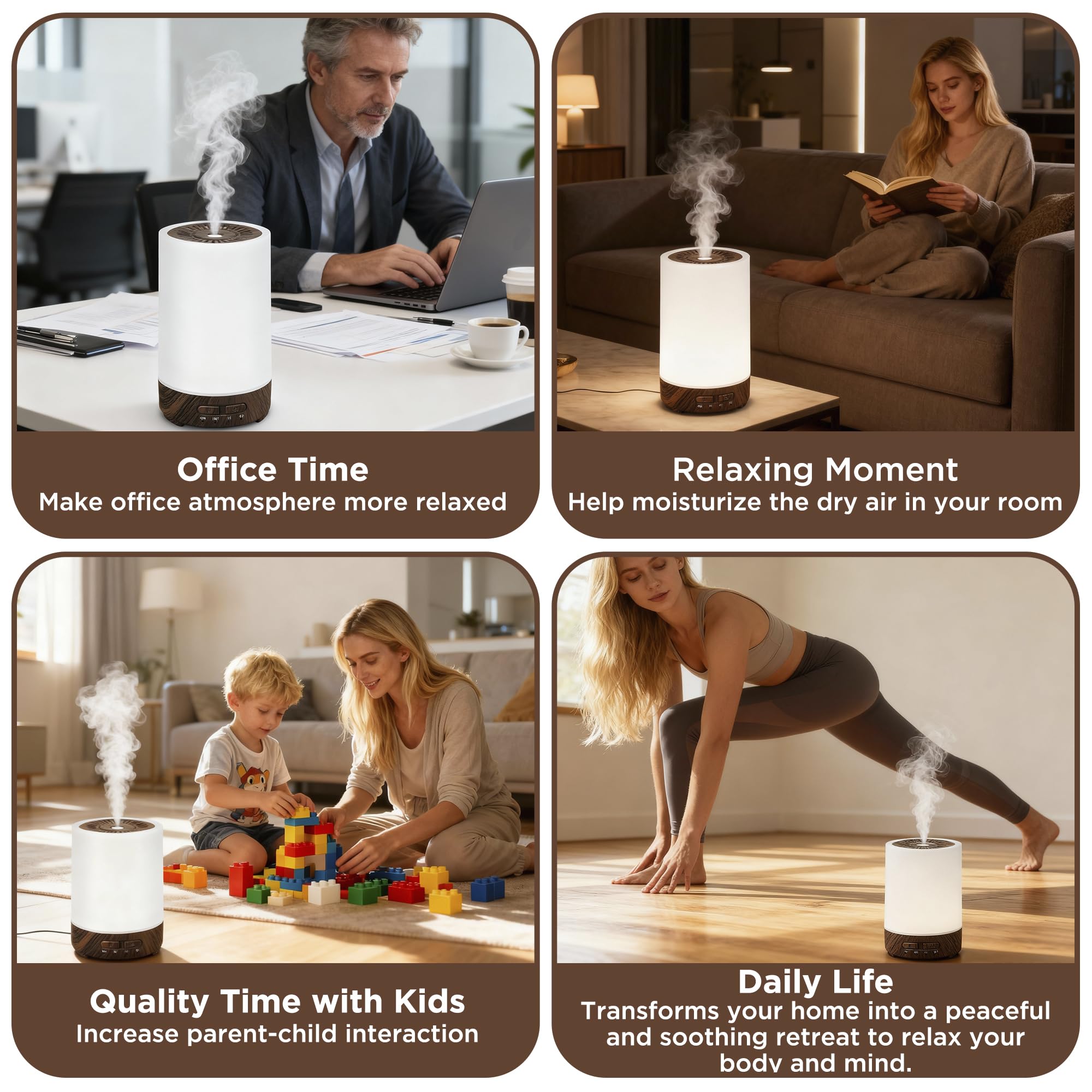 SUMAMAVIA portable diffuser fits desk or travel bag