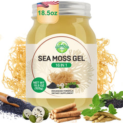 SumDIP Sea Moss Gel bottle front view for daily nutrition.