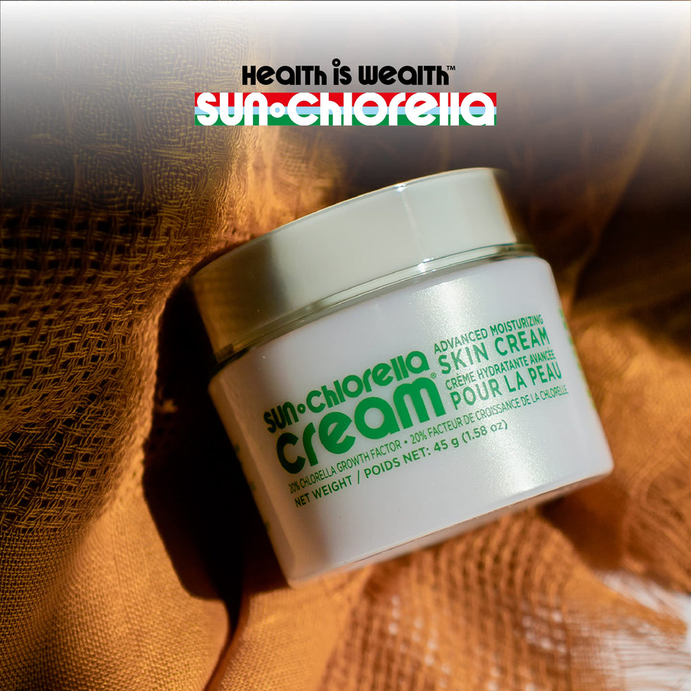 Sun Chlorella Cream Face Moisturizer grapefruit seed extract provides natural antioxidant support for daily use