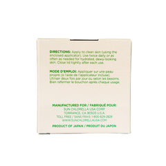 Sun Chlorella Cream Face Moisturizer texture swatch suggests smooth, even skin