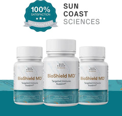 BioShield MD label detail showing immune support ingredients