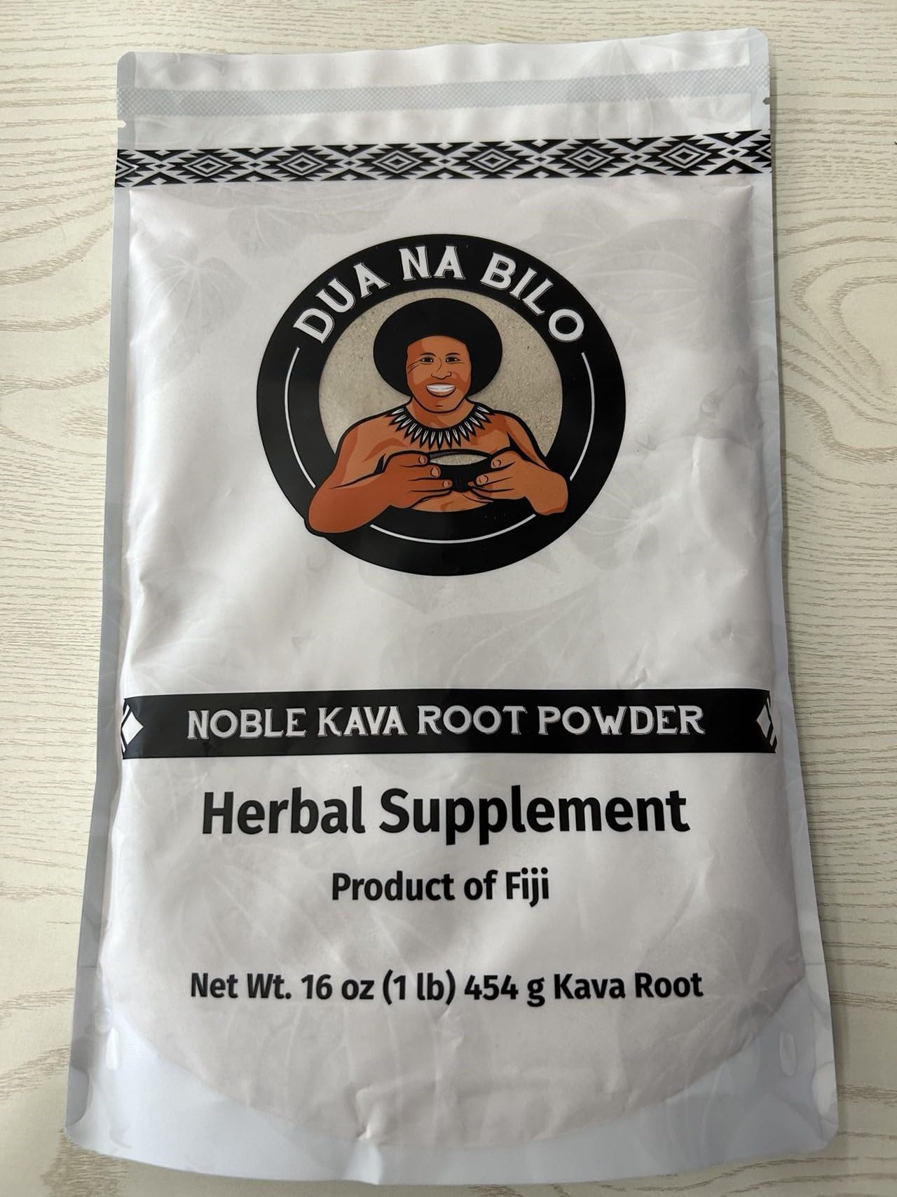 Dua Na Bilo sun-dried milled powder ready for ceremonial brew.