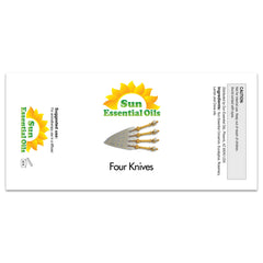 Sun Essential Oils Four Knives diffuser scene fills room with energizing scent