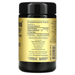 Sun Potion He Shou Wu powder in a tin boosts resilience for focus and wellness rituals