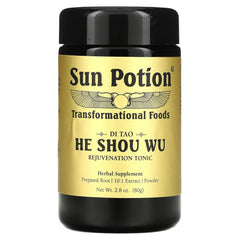 Sun Potion He Shou Wu prepared root 10:1 extract in bottle supports daily vitality