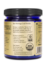Sun Potion Moringa Leaf Powder being poured into a shaker for a nutritious sip
