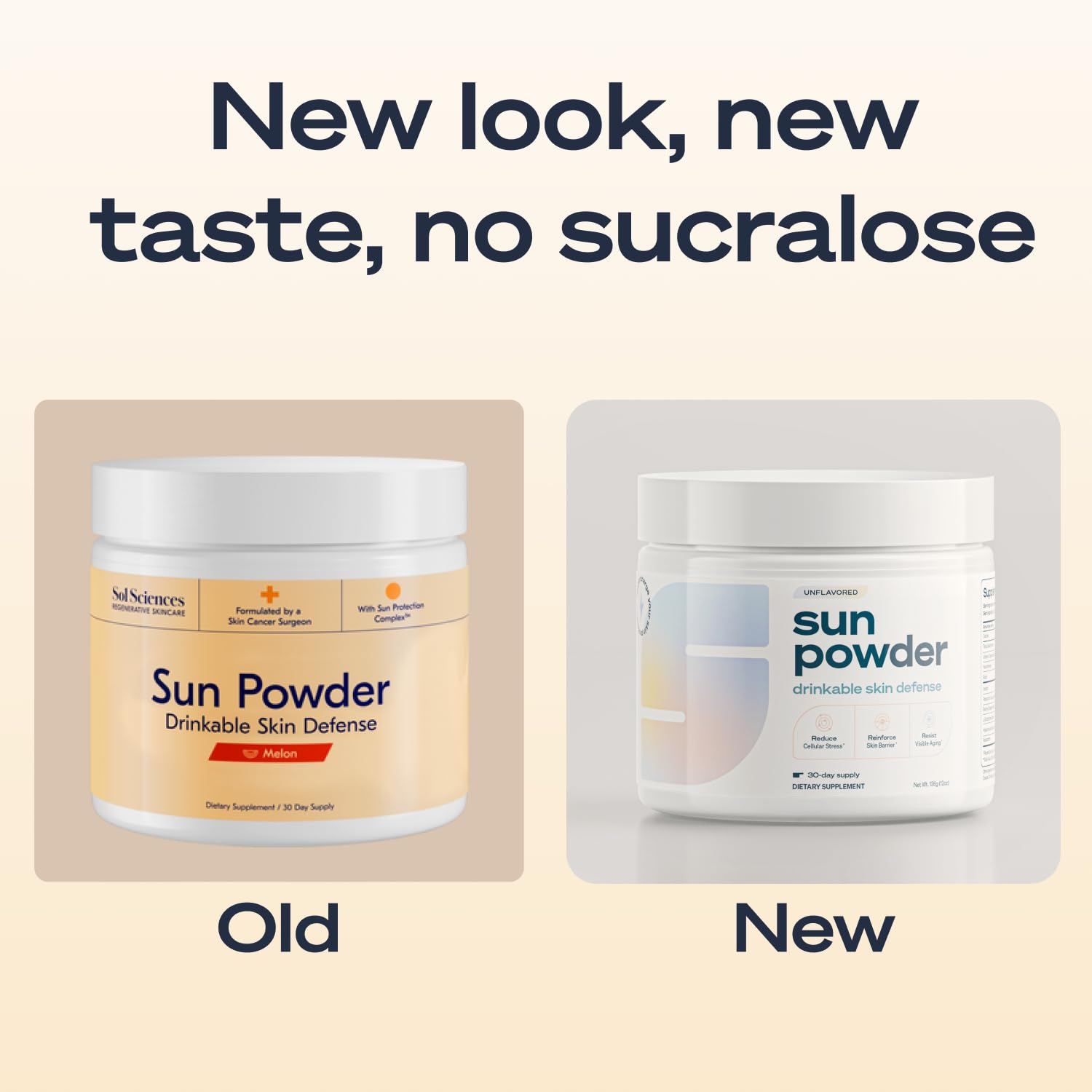 Sun Powder dissolving in water for a refreshing daily drink.