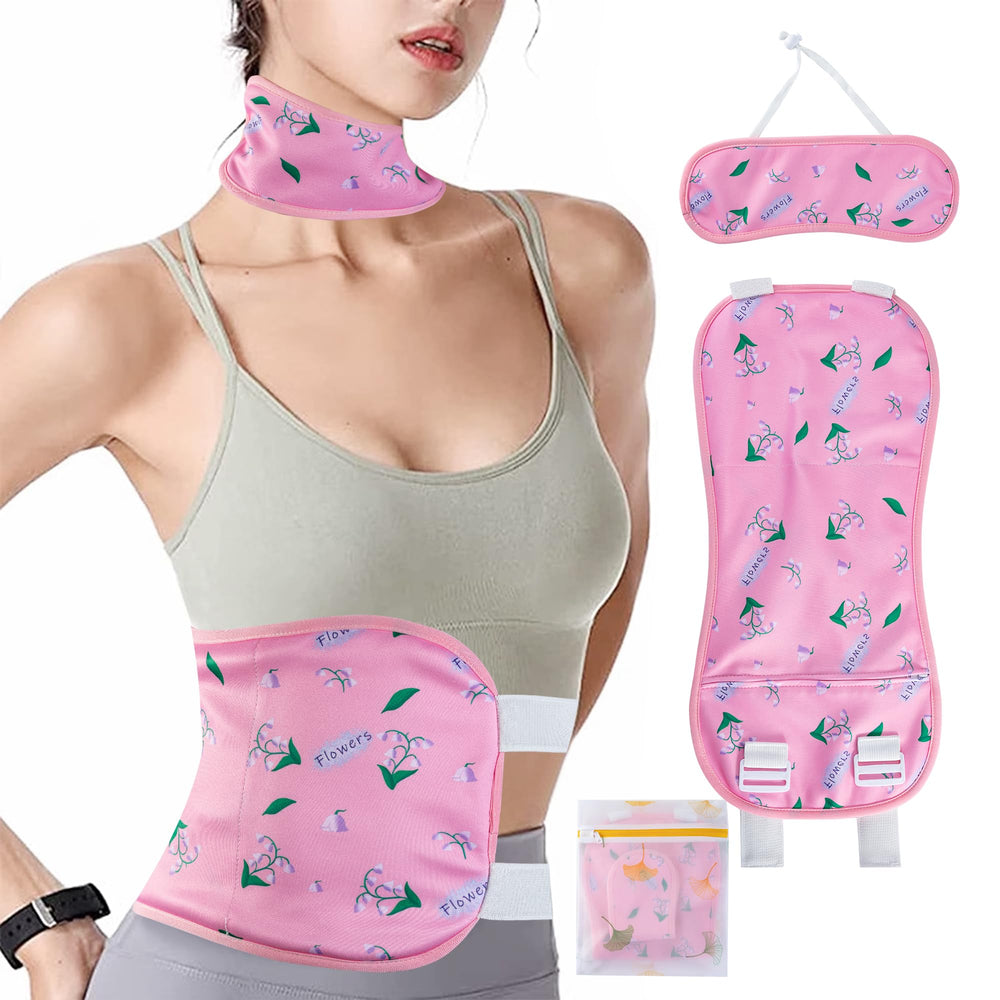 SUNAI neck wrap castor oil pack for targeted warmth and absorption