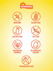 Sundance B-12 vegetarian non-GMO label on tablet packaging
