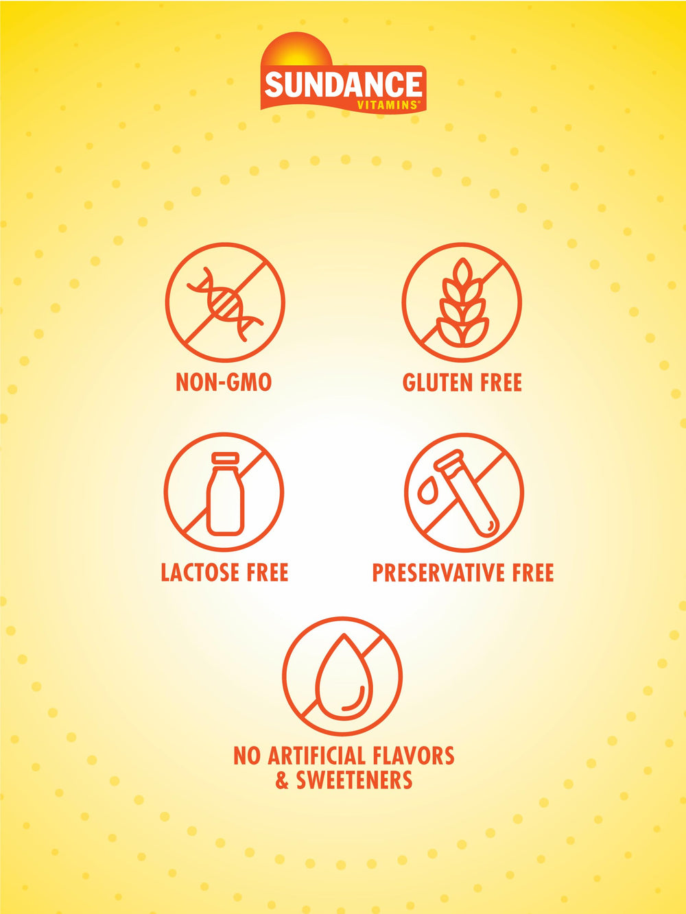 Sundance Calcium bottle label showcasing vitamin D3 5000 IU content