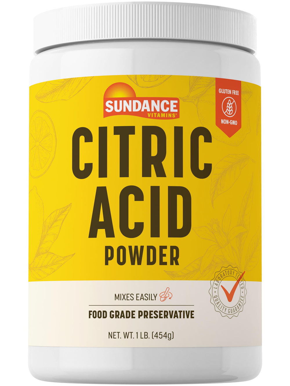 Sundance Citric Acid Powder bottle ready for canning and flavoring