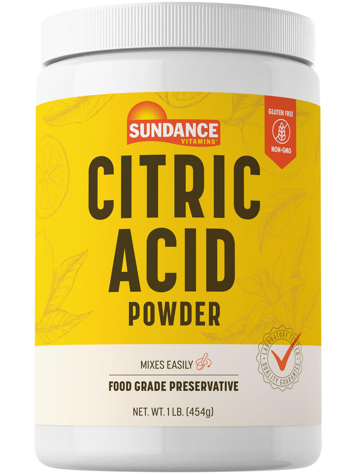 Sundance Citric Acid Powder bottle ready for canning and flavoring