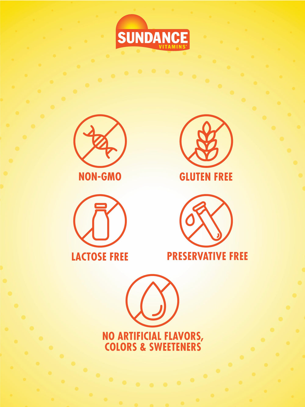 Sundance Fish Oil lemon flavor label conveys natural citrus taste.
