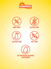 Sundance gluten-free label on bottle supports gluten-free lifestyle and daily use.