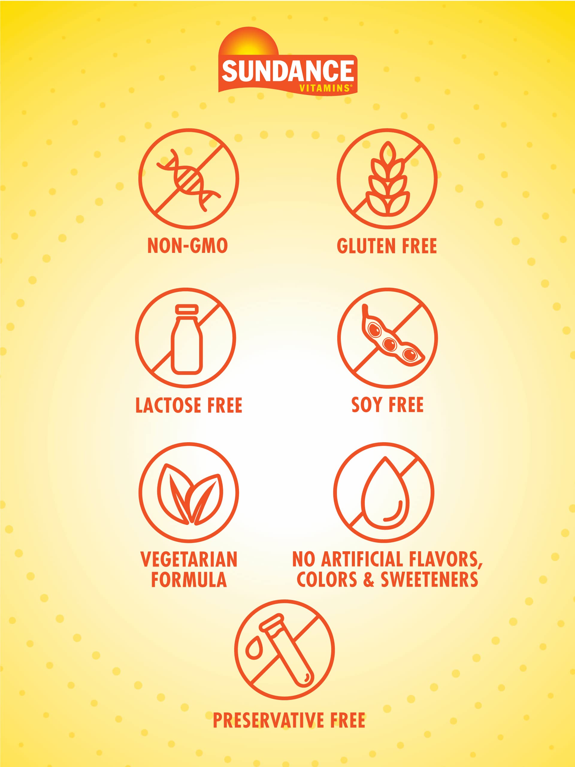 Sundance Liquid D3 label close-up highlighting vegetarian, gluten-free formula