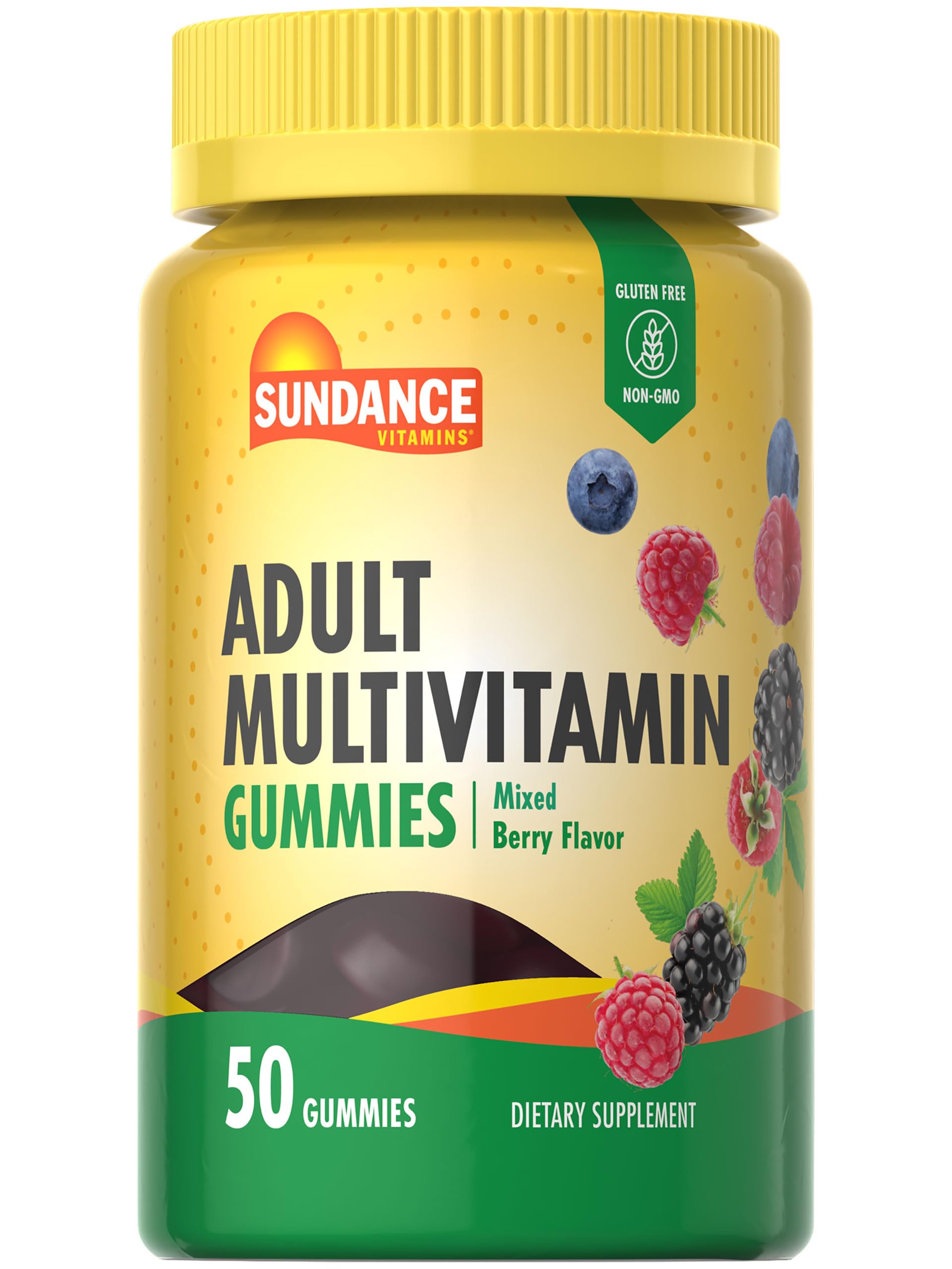 Sundance multivitamin gummies bottle for convenient daily nutrition