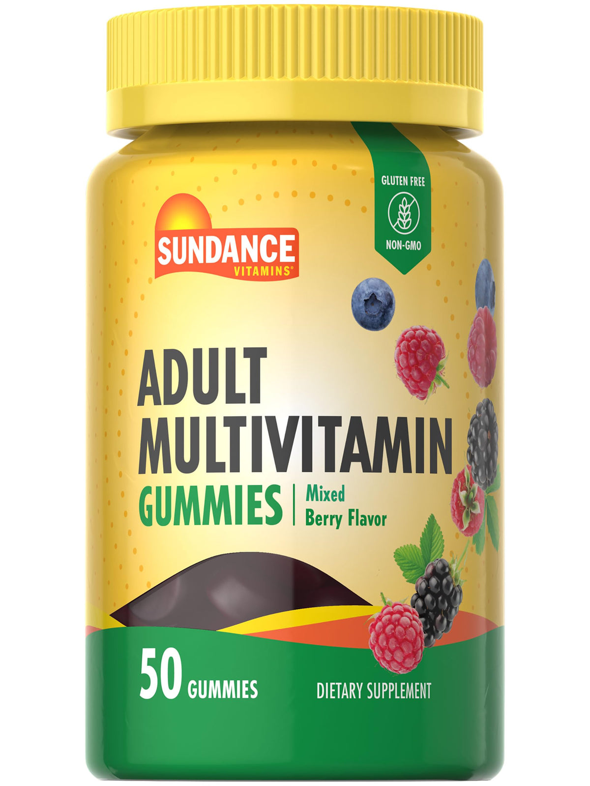 Sundance multivitamin gummies bottle for convenient daily nutrition