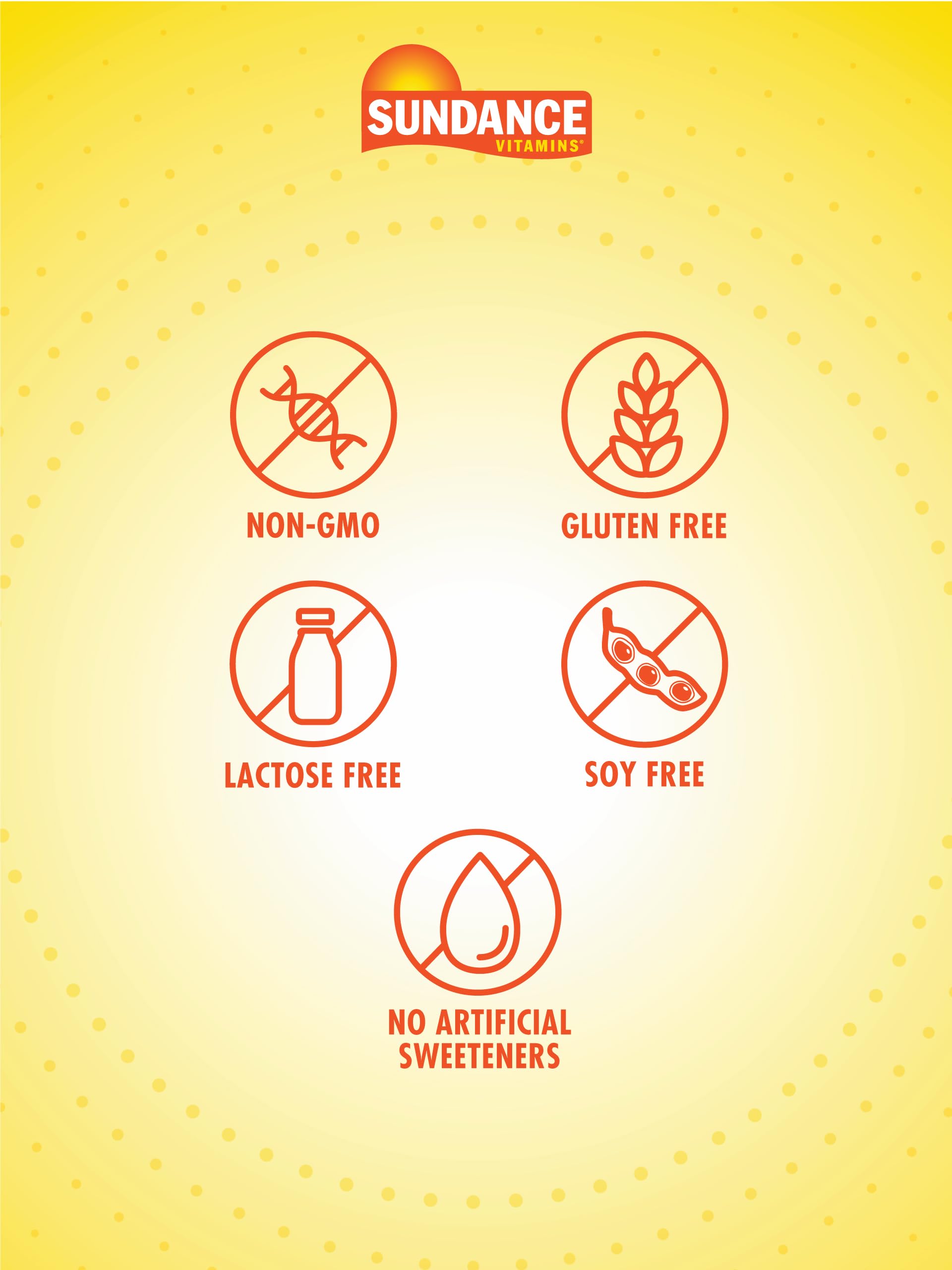 Sundance gummies nutrition panel highlights essential vitamins for daily health