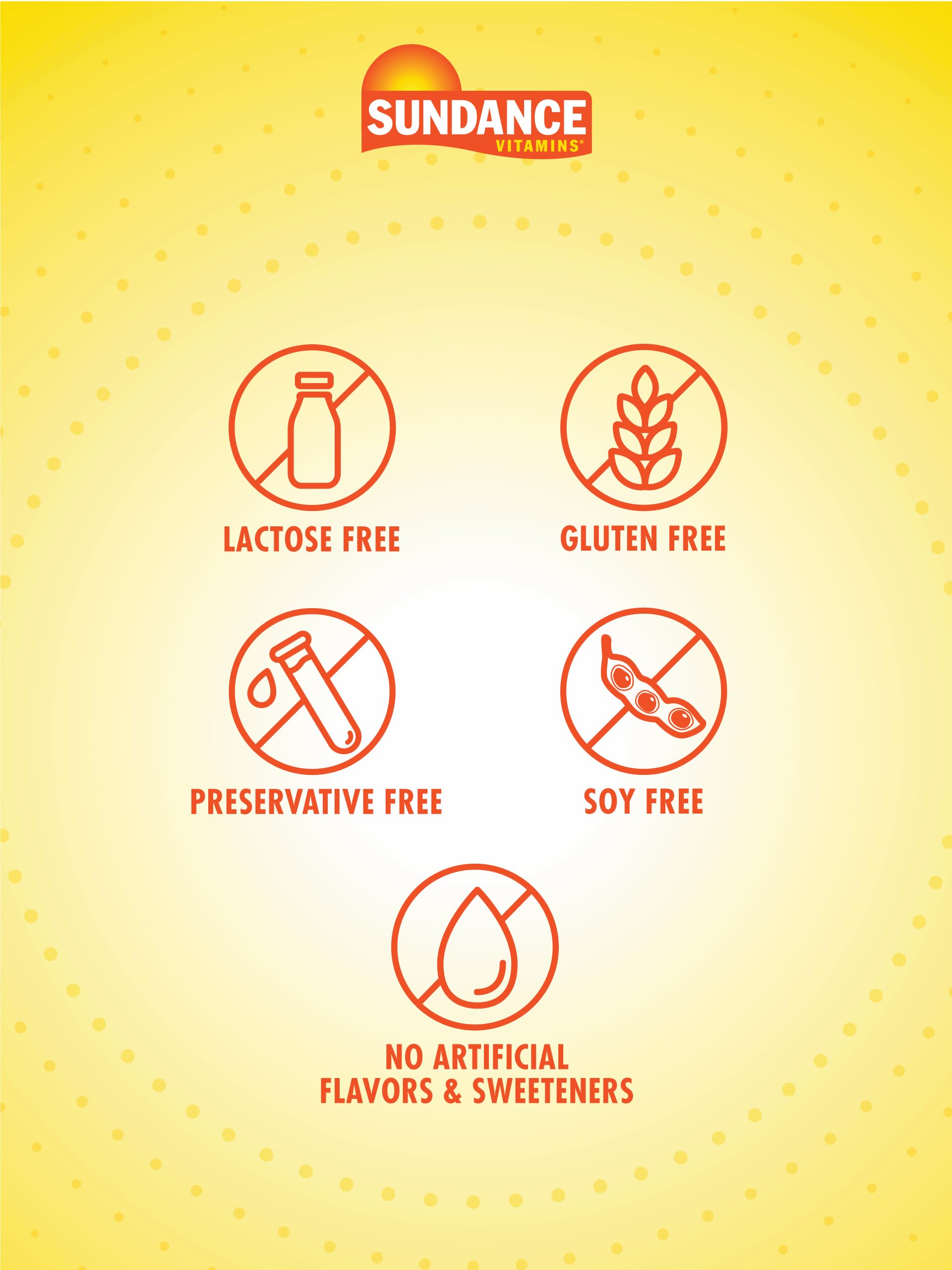 Sundance Saw Palmetto label highlights non-GMO and gluten-free features