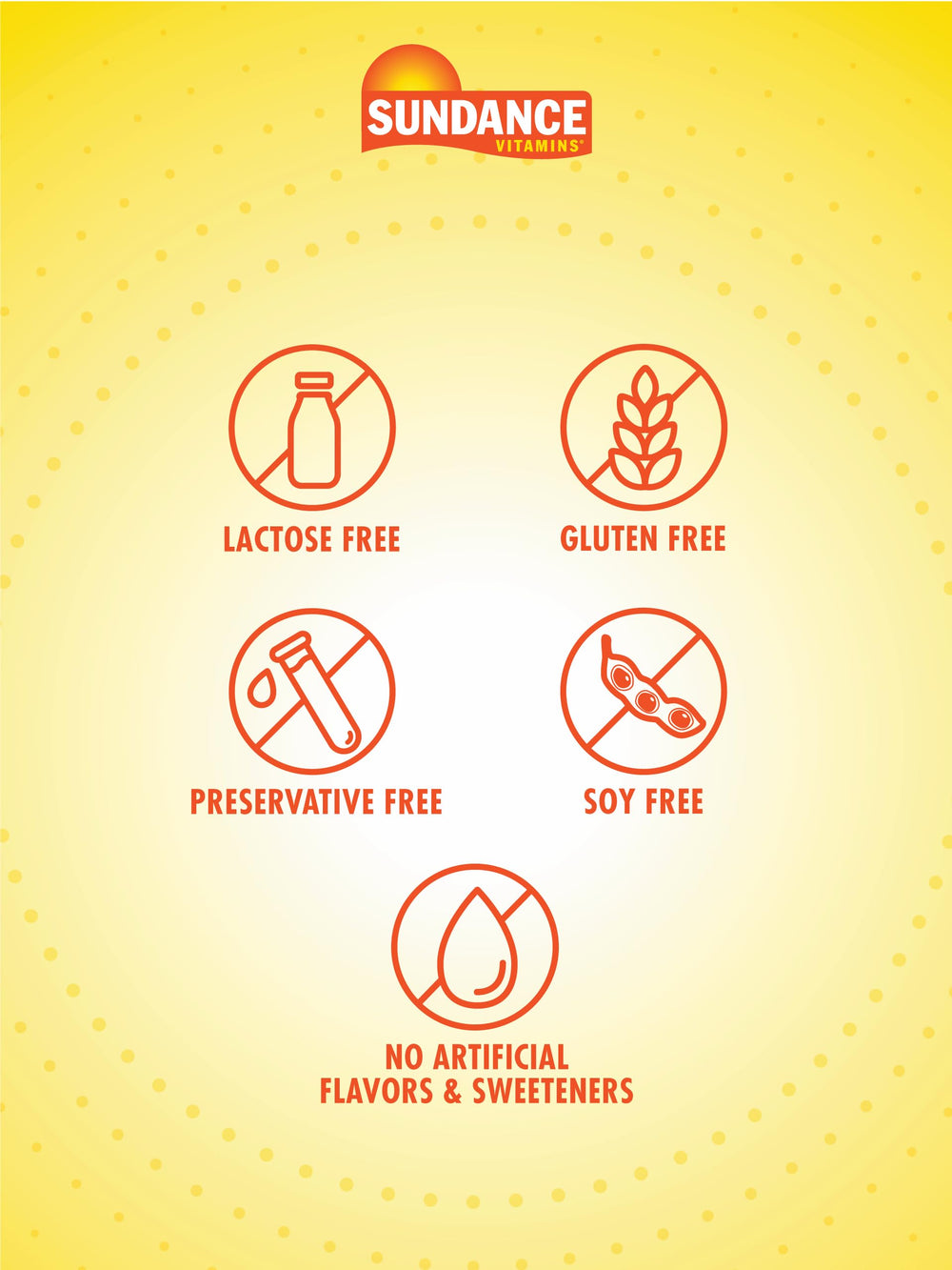 Sundance Saw Palmetto label highlights non-GMO and gluten-free features