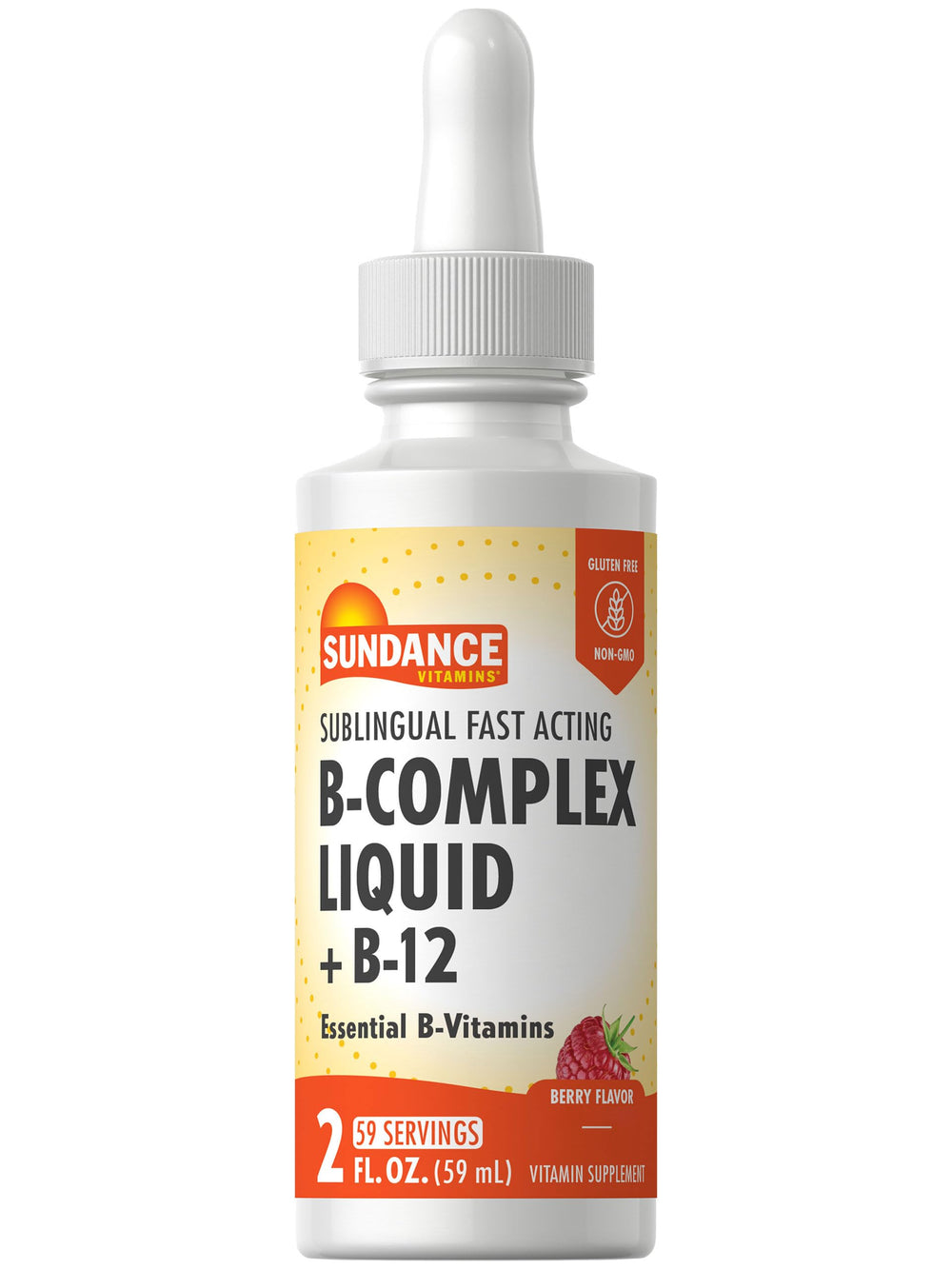 Sundance Sublingual B Complex bottle for easy daily intake.