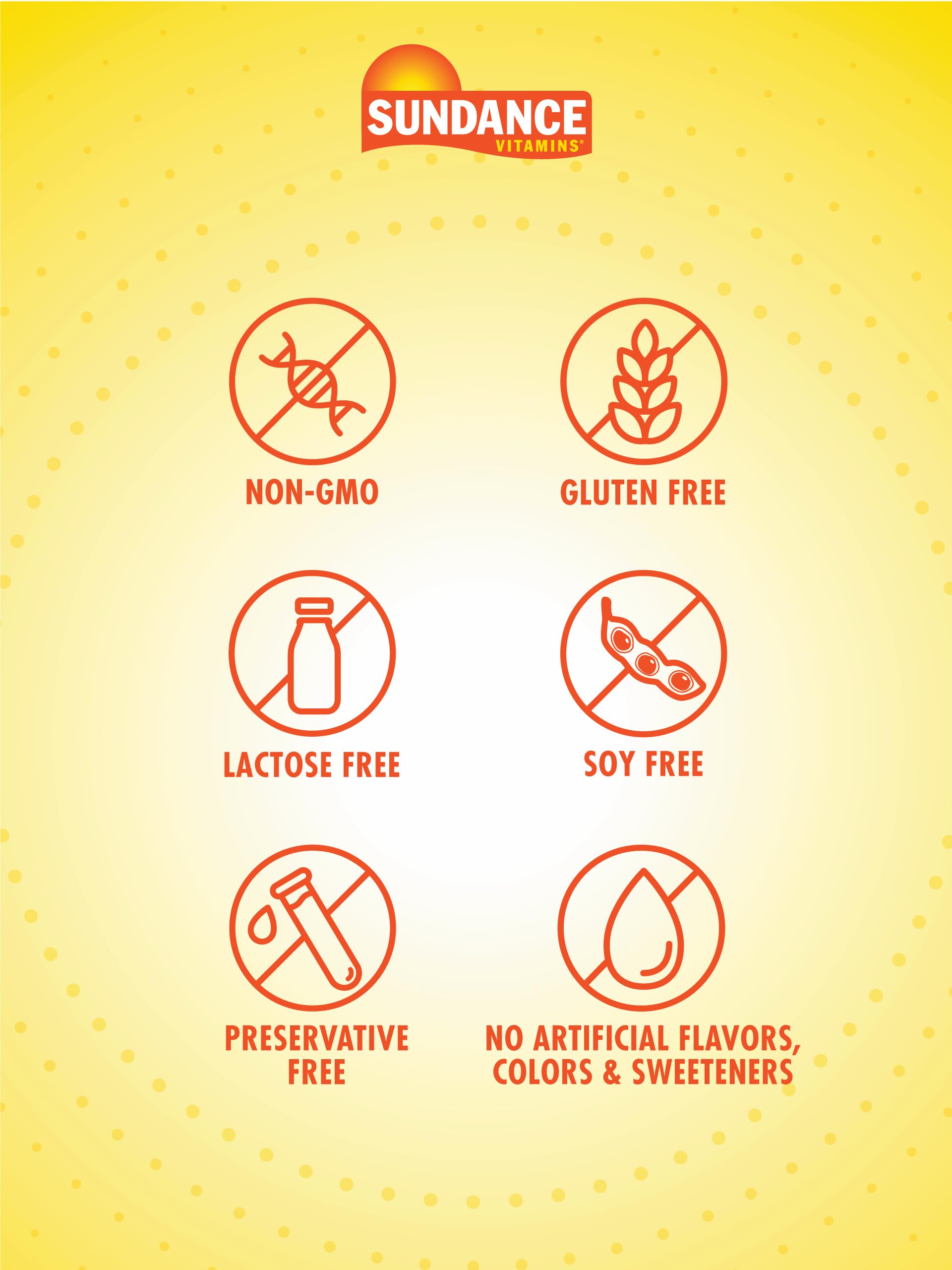 Sundance Turmeric Curcumin bottle label highlighting key features