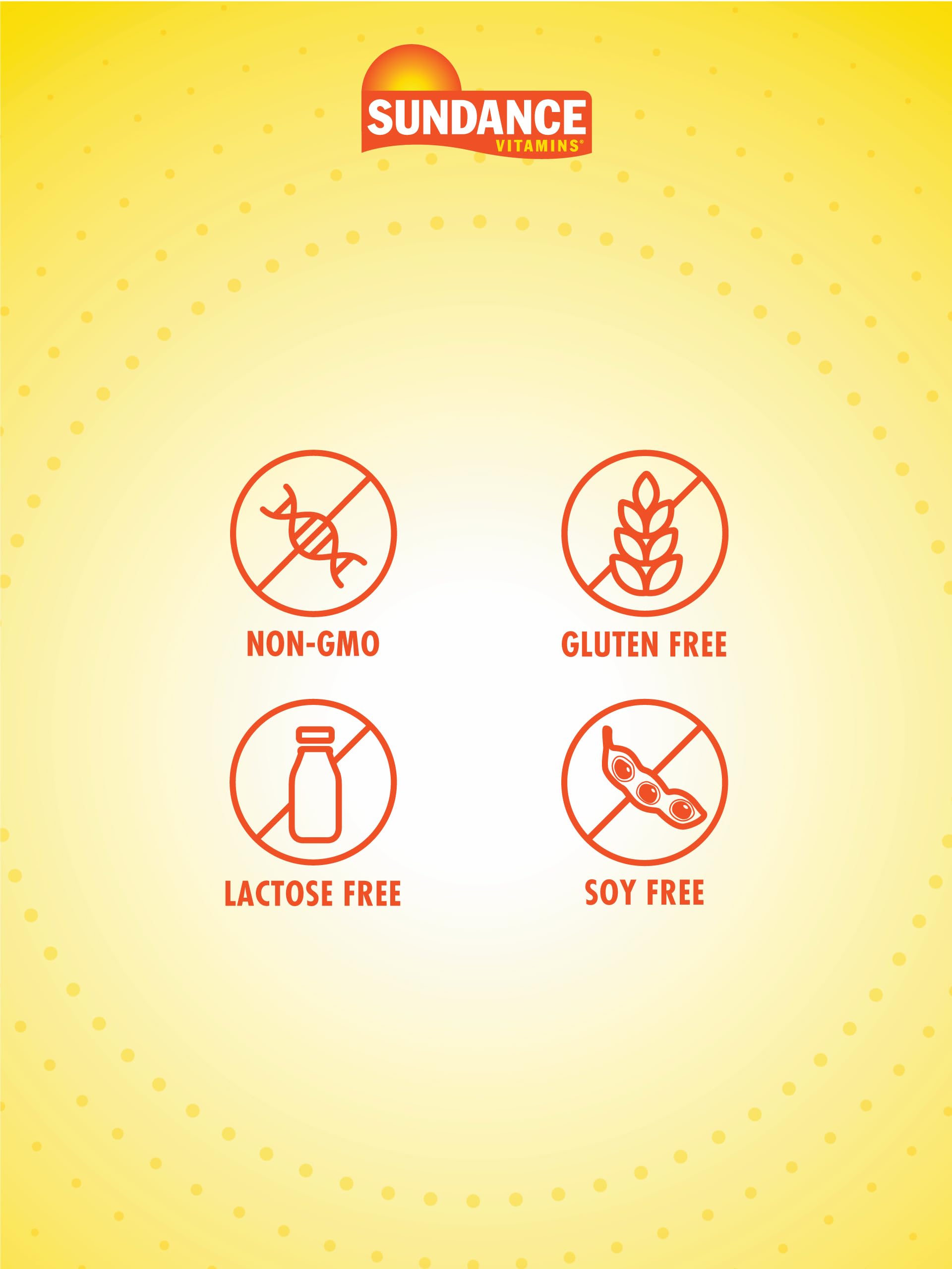 Sundance Women's ABC Complete Multivitamin packaging shows non-GMO and gluten-free features.