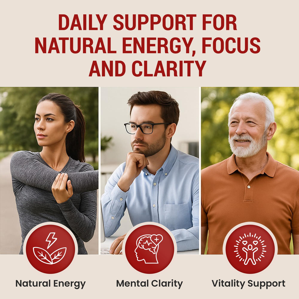 Sundhed Natural CoQ10 capsules being poured for convenient daily use