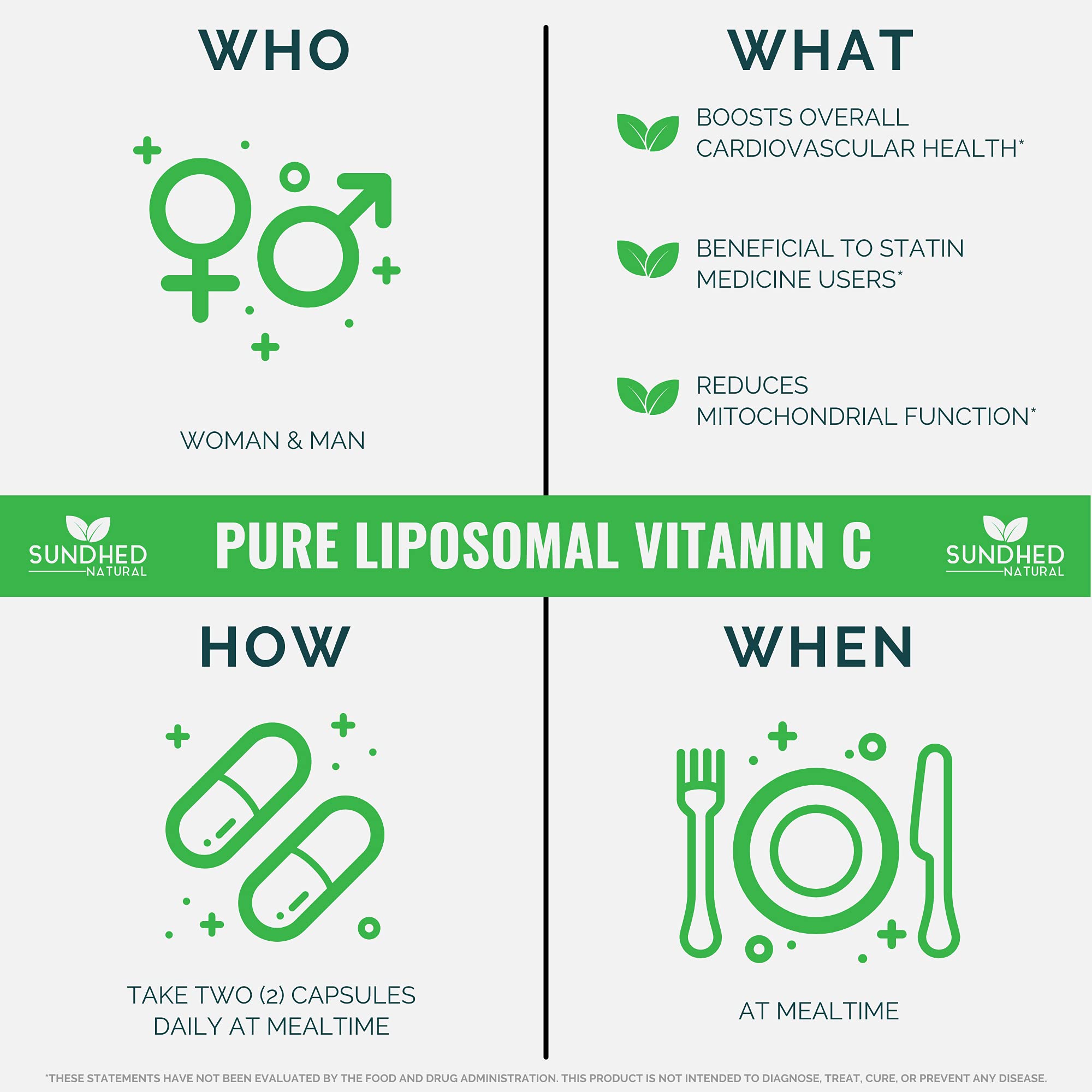 Sundhed Natural liposomal vitamin C capsules closeup for daily support