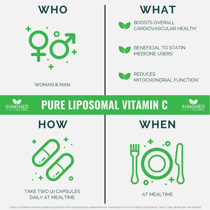 Sundhed Natural liposomal vitamin C capsules closeup for daily support