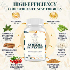 Sundhedsliv berberine cinnamon bitter melon ingredients lineup highlighting natural synergy