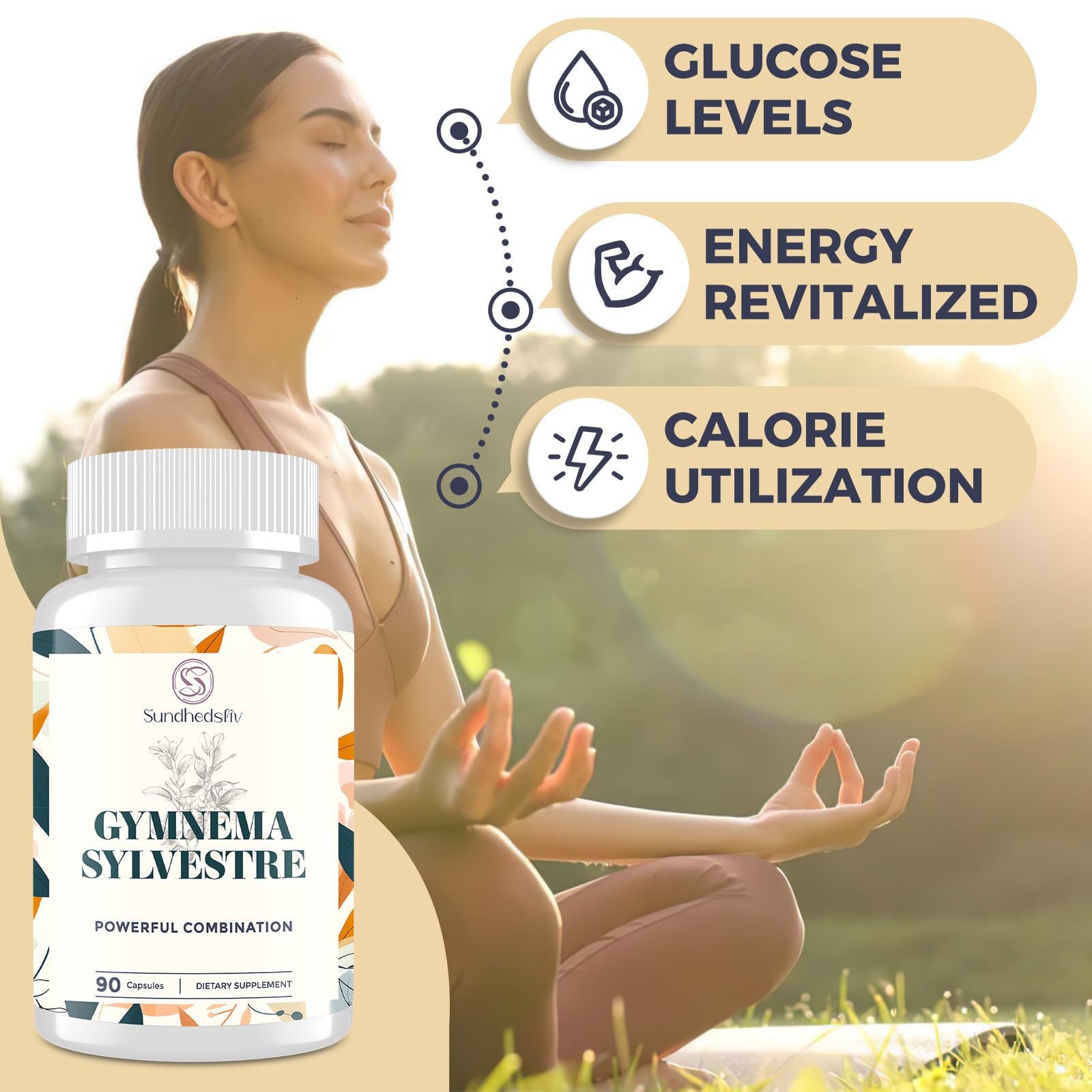 Sundhedsliv capsules spill showing smooth, easy-to-swallow texture for daily intake.