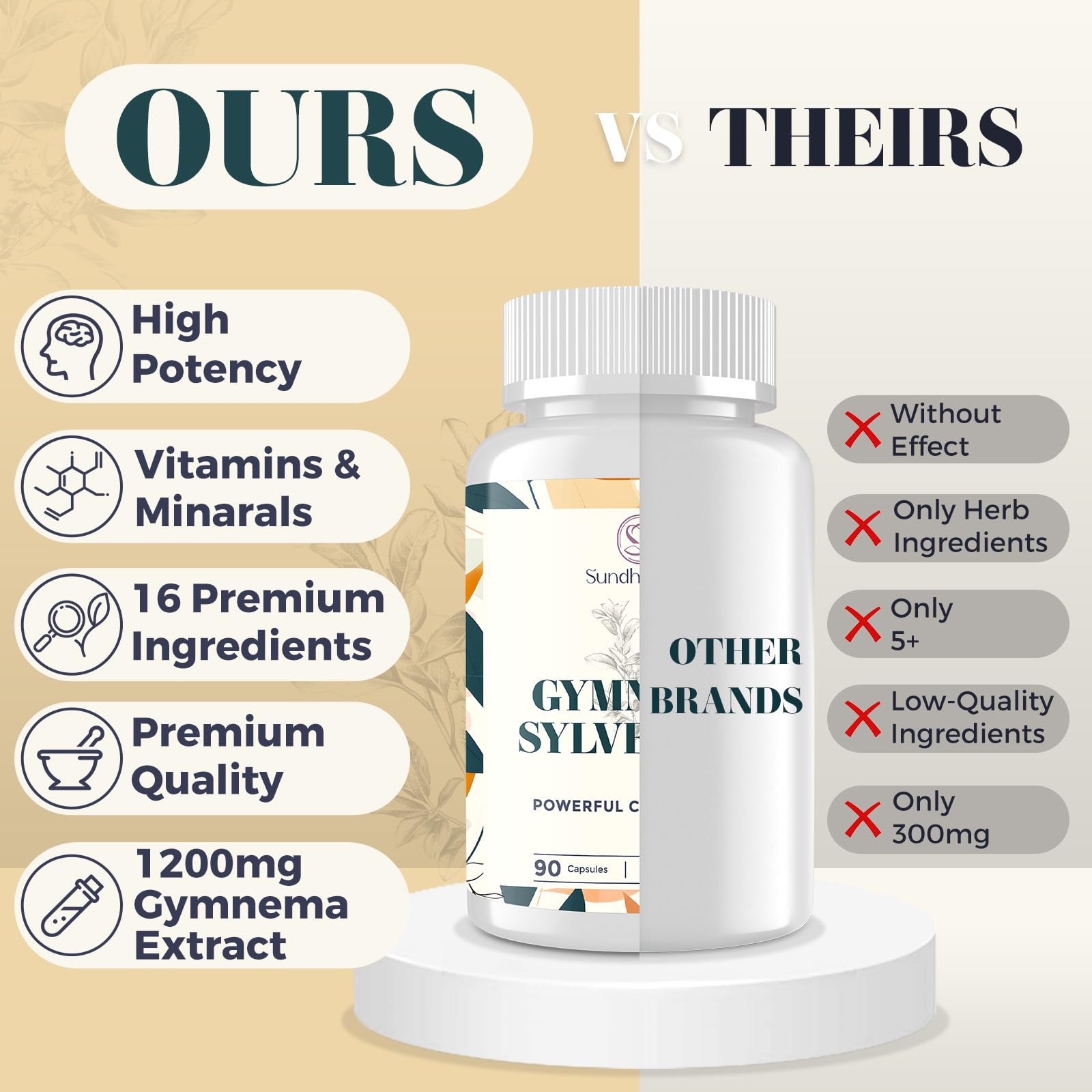 Sundhedsliv vegan capsules jar with clean label and gluten-free wellness