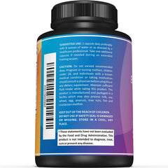 Close-up of Sunergetic electrolyte capsules showing tasteless, easy-to-swallow pills