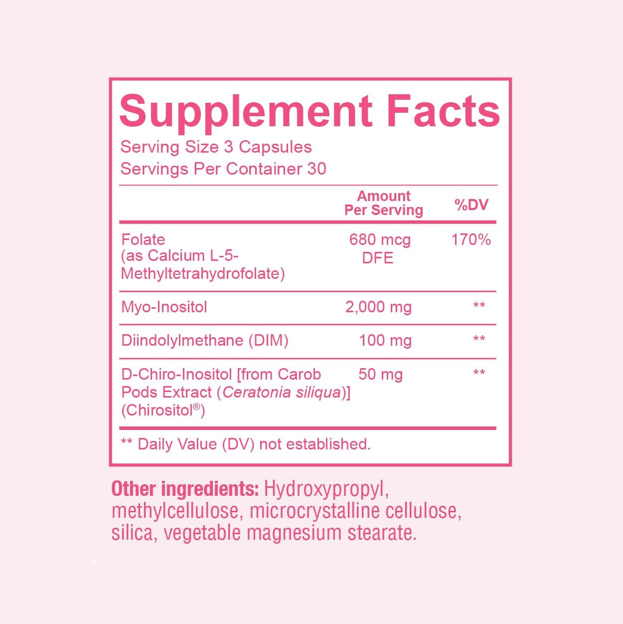 Close-up of Sunergetic inositol capsules supporting ovulation harmony.