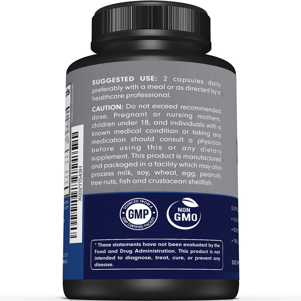 Sunergetic Nerve Support ingredients panel highlights ALA and benfotiamine.